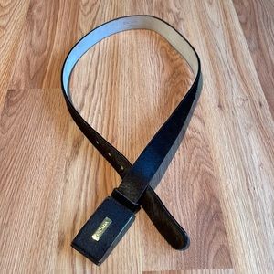 Vintage ESCADA dark brown belt